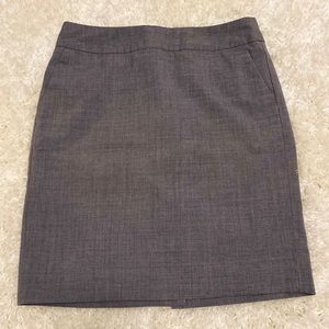 Banana Republic Gray Pencil Skirt-Size 2P